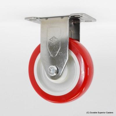 5"X1-1/4" POLY/POLY RIGID  CASTER