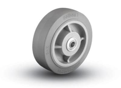 5"X2" THERMOPLASTIC RUBBER WHEEL WITH BALL BEARINGS