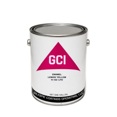 GCI11-122 -- GALLON ALKYD ENAMEL LEMON YELLOW