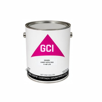 GCI11-487--GALLON ALKYD ENAMEL CANDY APPLE RED