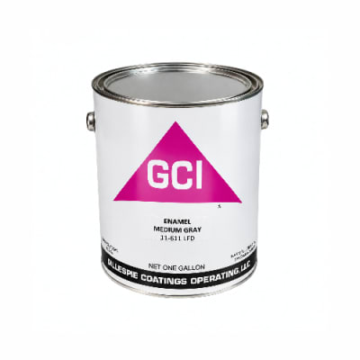 GCI11-611--GALLON  ALKYD ENAMEL MEDIUM GRAY