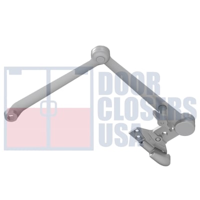 320G Spring Cushion Arm and Hold Open Thumbturn Feature, Parallel Mount, For 5 in. x 2-1/4 in. Commercial Door Closer, Aluminum Finish