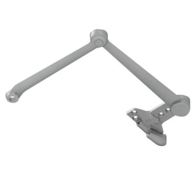 320G Arm With Built In Spring Stop For 5 in. x 2-1/4 in. Door Closer, Aluminum Finish