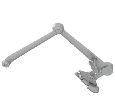 320G Hold Open Arm With Built In Spring Stop For 5 in. x 2-1/4 in. Door Closer, Aluminum Finish