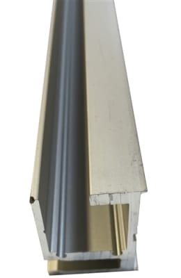 Record 5100 Fixed Panel Bottom Guide Rail (Length 8 Feet)