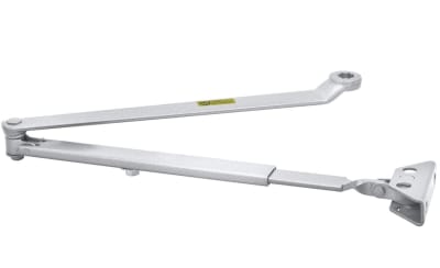 63Z0 Regular Arm For 11-1/8 in. x 3/4 in. Door Closer, Aluminum Finish