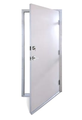 34-3/4 in. x 78-5/8 in. Mobile Office Door, Pre Hung Flush Commercial Steel Door With Deadbolt Lock For Modular Office Building