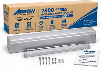 Arrow 7800 Series Low Energy Automatic Door Opener â€“ ADA Automatic Swing Door Operator with Hydraulic Closer