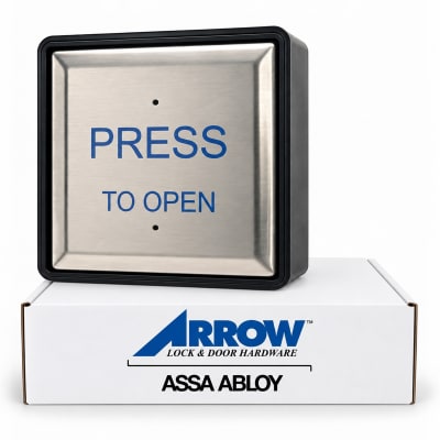 Arrow 7800WST 6" x 6" Square Wall Switch With "Press To Open"