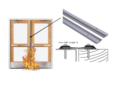 Silicone Astragal Kit For Fire Rated Wood Door Pair (Choose Options)