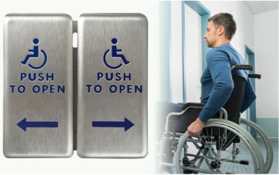 Vestibule Handicap Door Button