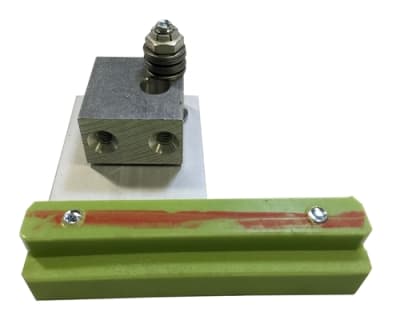 Elegant Slide All Glass Left Hand Fixed Panel Bottom Guide Assembly For Horton Profiler 2000 / 2000B Belt / 2003 Belt Drive / 2001 Heavy Duty Belt Drive Automatic All Glass Sliding Door