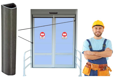 Horton Double Door Finger Guard Kit