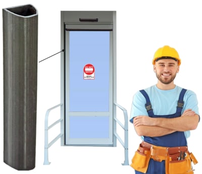 Record 8600 Single Door Finger Guard