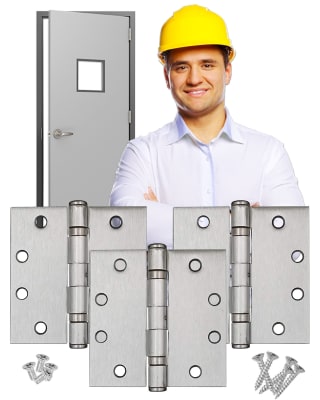 4.5 Inch x 4.5 Inch Ball Bearing Hinge