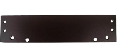 Construction Pro Hardware Swing Man Dark Bronze Door Closer Drop Plate For Parallel Arm Installation