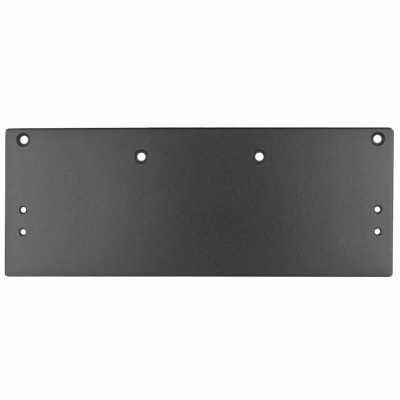 Construction Pro Hardware Swing Man Dark Bronze Door Closer Wide Drop Plate For Parallel Arm Installation