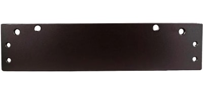 Construction Pro Hardware Swing Man Dark Bronze Door Closer Back Plate For Top Jamb Installation