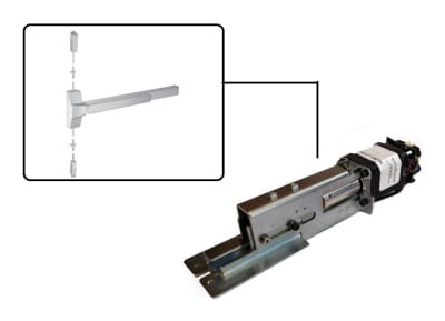 International Door Closers 8630 Series Style Surface Vertical Rod Exit Device Motorized Latch Retraction Kit