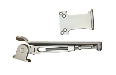 Doromatic Hold Open Arm With Parallel Arm Bracket For 12 in. x 3/4 in. Doromatic Commercial Door Closer, Aluminum Finish