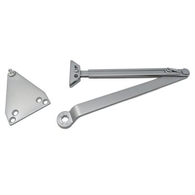 Doromatic Regular Arm With Parallel Arm Bracket For 12 in. x 3/4 in. Doromatic Commercial Door Closer, Aluminum Finish