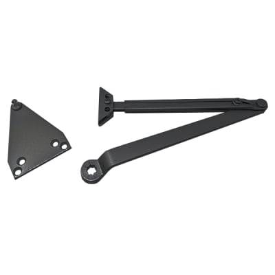 Doromatic Regular Arm and Parallel Bracket For 6-3/4 in. x 2-3/8 in. Doromatic Commercial Door Closer, Dark Bronze Finish