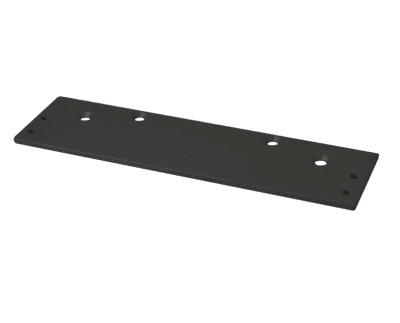 Doromatic Back Plate For Doromatic 9-1/16 in. x 3/4 in. Commercial Door Closer, Dark Bronze Finish