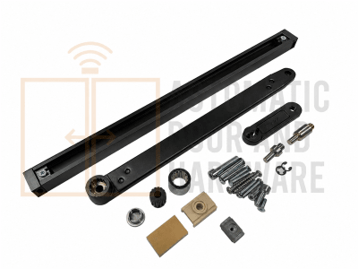 Dorma ED100 Splined Inswing Extension Pull Arm Assembly, Black