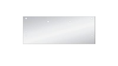 Parallel Arm Installation Drop Plate For Doors With Narrow Top Rail, Aluminum Finish For Entry Systems ES4100 Surface Mount Door Closer