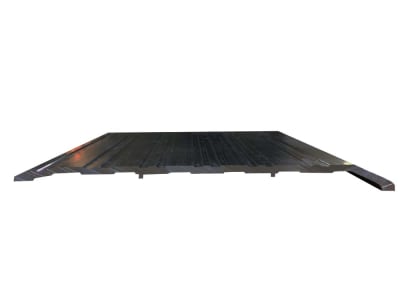 Heavy Duty 6 inch Wide x 1 inch Tall Aluminum 1/2 inch Offset Threshold for Commercial Applications, Dark Bronze Anodized Finish, Made In USA, Specify Size