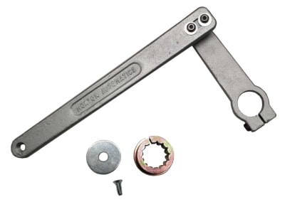 Horton EasyAccess Series 7100 Surface Applied 14 Tooth Inswing L Arm, Clear Finish