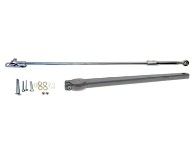 Horton HD-Swing Series 4100 Full Power Surface Applied 48 Tooth Inswing Straight Arm With Connecting Rod, Clear Finish