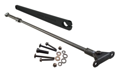 Horton HD-Swing Series 4100 Full Power Surface Applied 14 Tooth Inswing Straight Arm With Connecting Rod, Dark Bronze Finish