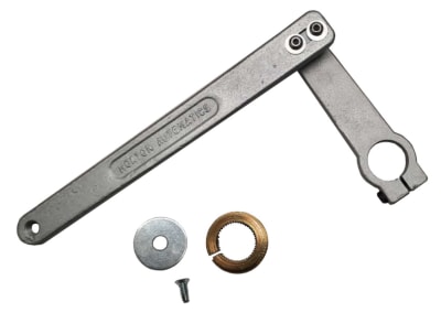 Horton HD-Swing Series 4100 Full Power Surface Applied 48 Tooth Inswing L Arm, Clear Finish