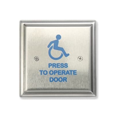 Horton EasyAccess Series 7100 Surface Applied 4.5 Inch x 4.5 Inch Handicap Door Activation Wall Switch