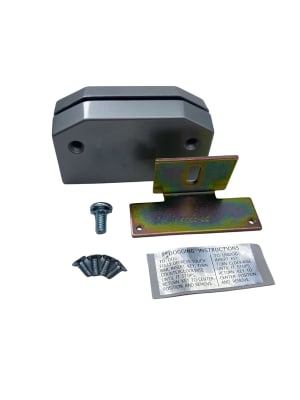 Jackson Aluminum Replacement End Cap Kit For 3-3/16 in. Tall Chassis Head Concealed Vertical Rod Panic Bar