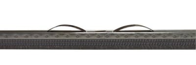 Kawneer Commercial Storefront Door Leading Edge Channel Weatherstripping, 84 in. Length, Black Finish