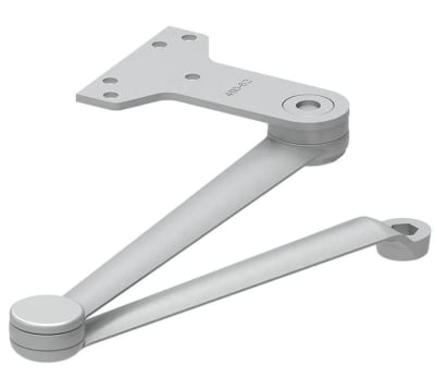 LCN Heavy Duty Hold Open Arm For 5 in. x 2-1/4 in. Door Closer, Aluminum Finish