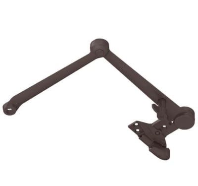 LCN Hold Open Arm With Built In Spring Stop For 5 in. x 2-1/4 in. Door Closer, Dark Bronze Finish