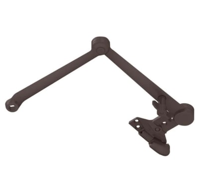LCN Arm With Built In Door Stop For 5 in. x 2-1/4 in. Door Closer, Dark Bronze Finish