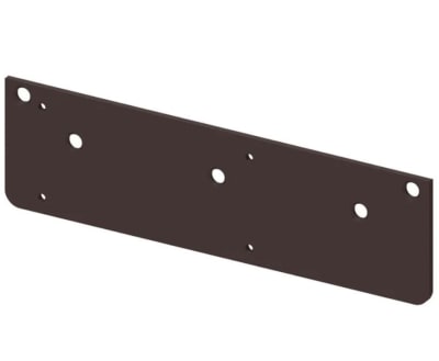 LCN Drop Plate For Doors With Top Rail Less Than 3-3/4 in., Dark Bronze Finish