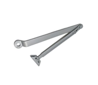 R1943 Regular Arm  For 6-3/4 in. x 2-3/8 in. Door Closer, Aluminum Finish