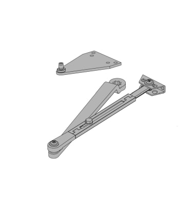 R1943 Regular Arm  For 6-3/4 in. x 2-3/8 in. Door Closer, Dark Bronze Finish