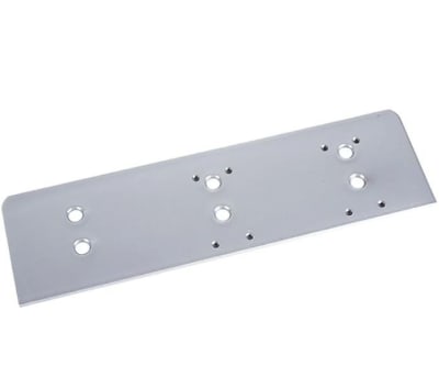 R25111 Top Jamb Back Plate Where Frame Is Less Than 3-1/2 in. For 5 in. x 2-1/4 in. Door Closer, Aluminum Finish