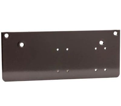 R25111 Parallel Arm Drop Plate Where Door Top Rail Is Less Than 5-1/2 in. For 5 in. x 2-1/4 in. Door Closer, Dark Bronze Finish