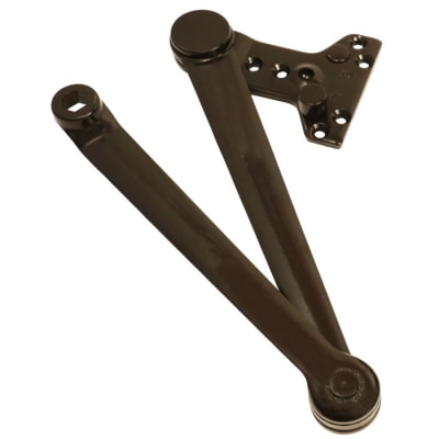 R25111 Arm With Built In Door Stop For 5 in. x 2-1/4 in. Door Closer, Dark Bronze Finish