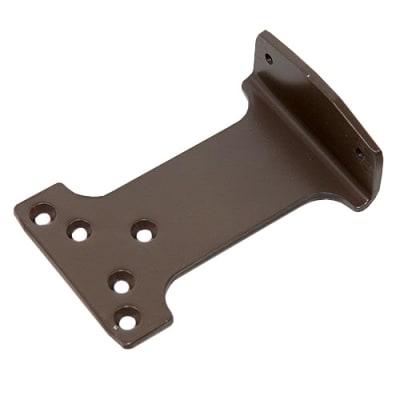 Sargent Replacement Parallel Arm Hold Open Bracket For 10-3/8 Inch x 1 Inch Mounting Hole Commercial Door Closer, Dark Bronze Finish