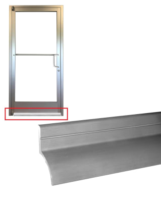 Storefront Pro Hardware 7/8 Inch Bottom Rain Cap For 48 Inch Wide Storefront Door