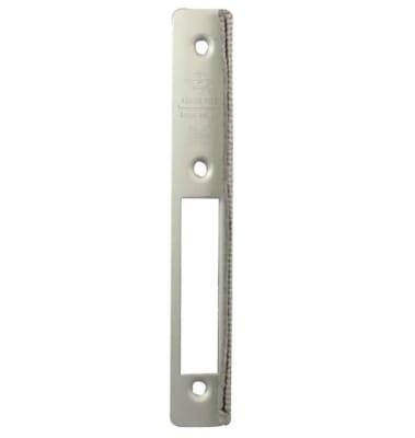 Storefront Pro Hardware Deadlock Radius Face Plate With Brush Pile In Silver Finish