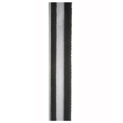 Tubelite Commercial Storefront Door Leading Edge Astragal Extrusion With Slide In Weatherstripping, 84 in. Length, Clear Anodized